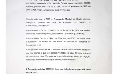 Comunicado Importante