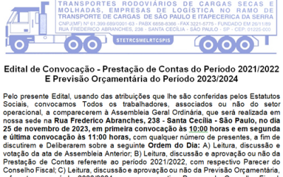 CONVOCAÇÃO NOVEMBRO 2023